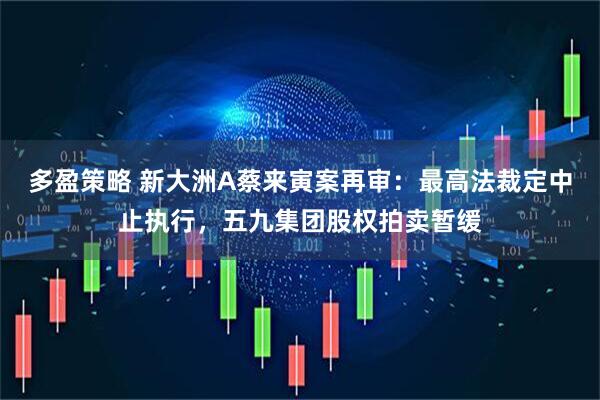 多盈策略 新大洲A蔡来寅案再审：最高法裁定中止执行，五九集团股权拍卖暂缓