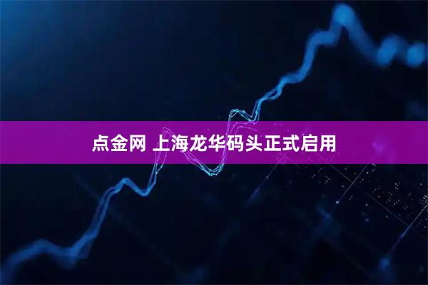 点金网 上海龙华码头正式启用
